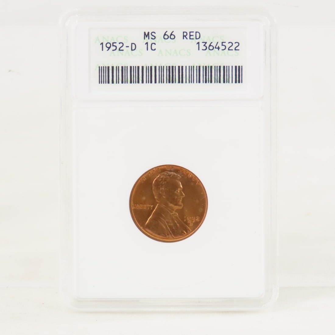 1952 D MS66RD & 1953 S MS66RD Lincoln Wheat Cents - 3