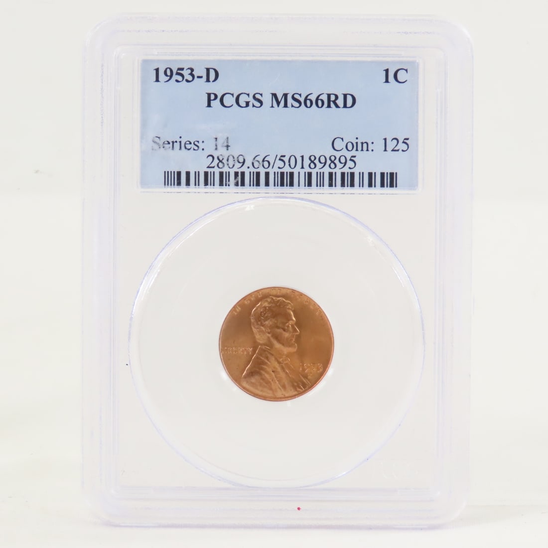 1952 D MS66RD & 1953 D MS66RD Lincoln Wheat Cents - 7
