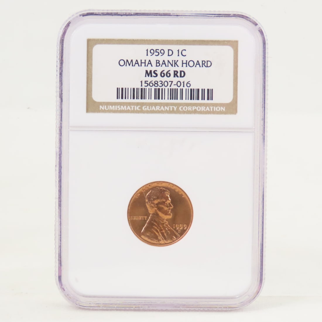 1958 D MS66RD & 1959 D MS66RD Lincoln Wheat Cents - 7
