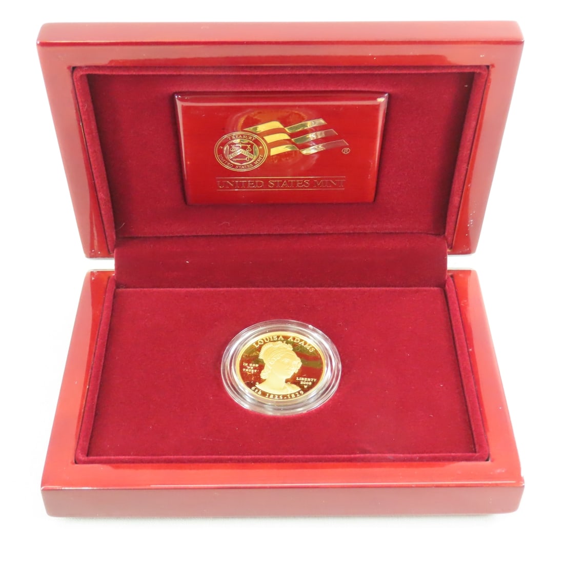2008 W Louisa Adams 1/2 ozt Gold Proof Coin - 2
