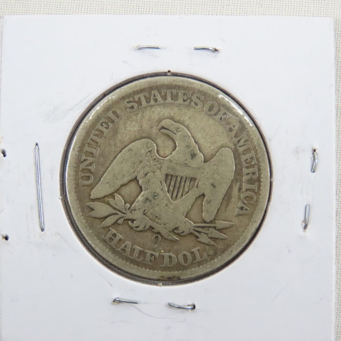 1858 O Seated Liberty Silver Half Dollar - 3