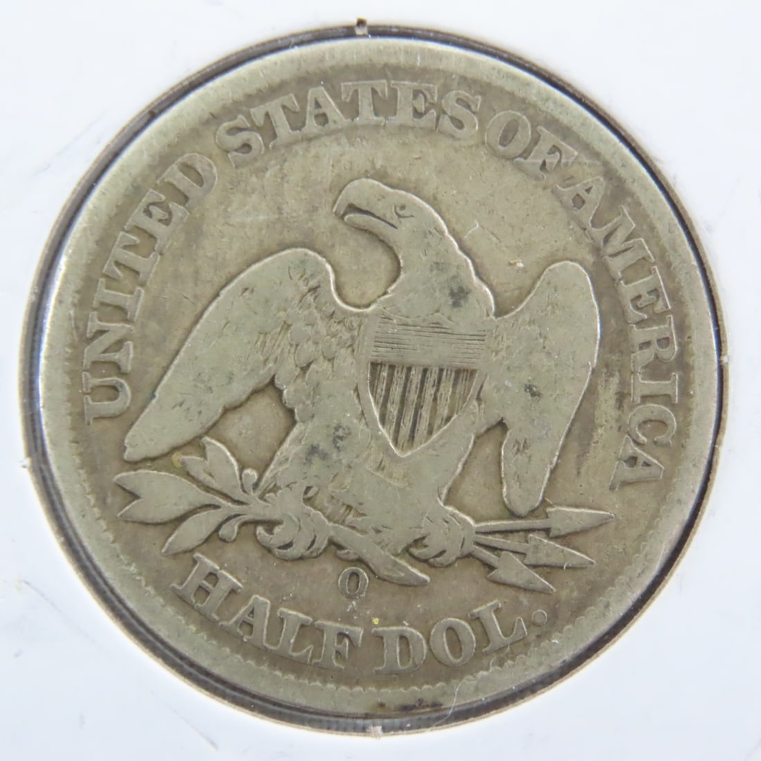 1858 O Seated Liberty Silver Half Dollar - 4