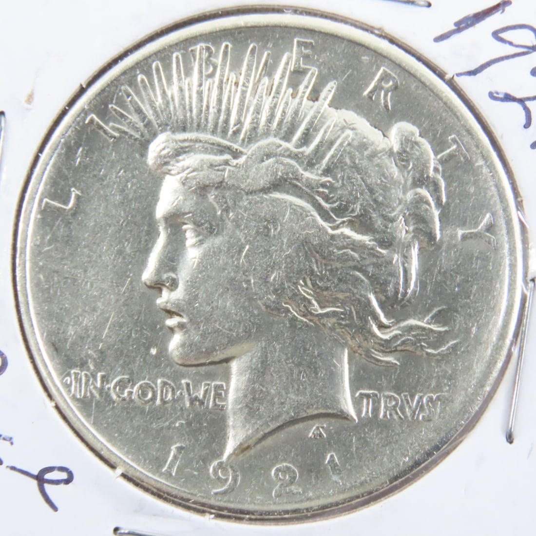 1921 Peace Silver Dollar Key Date - 2