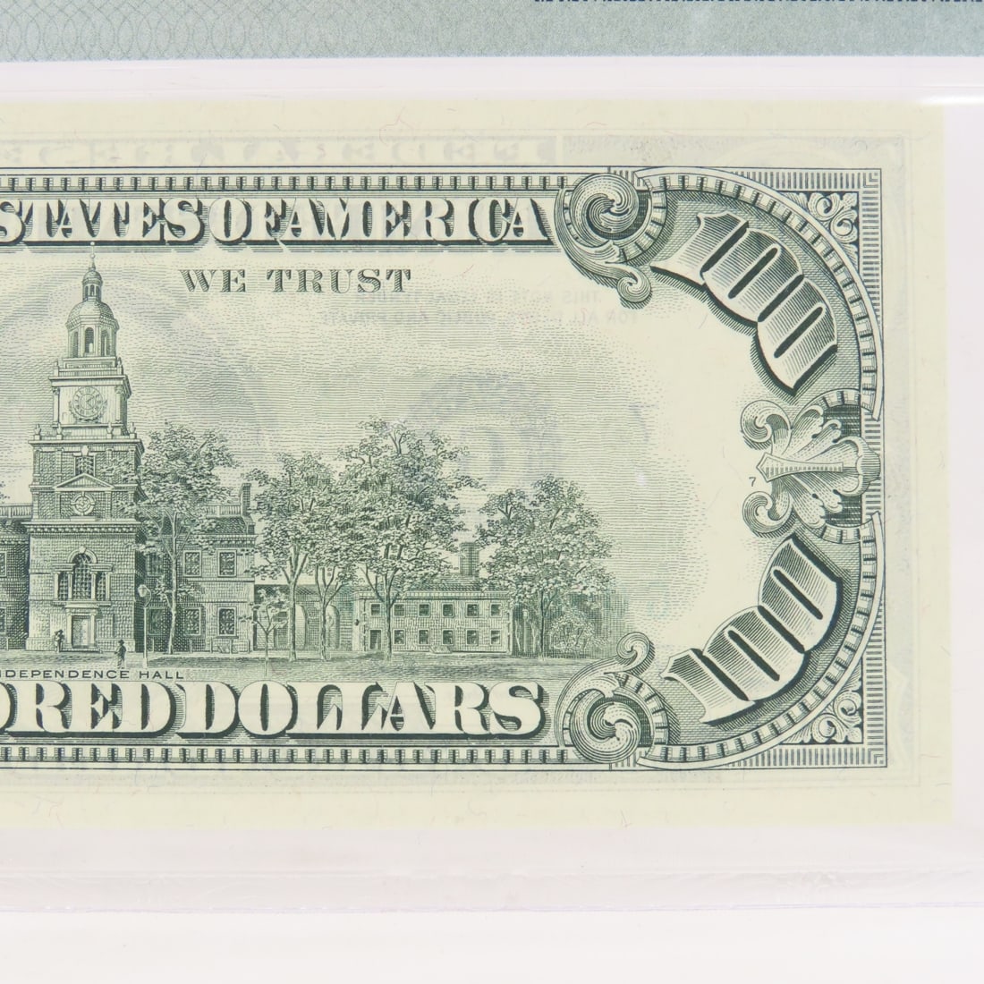 1969 $100 Fed Res Note Chicago PMG 66 Gem Unc - 6