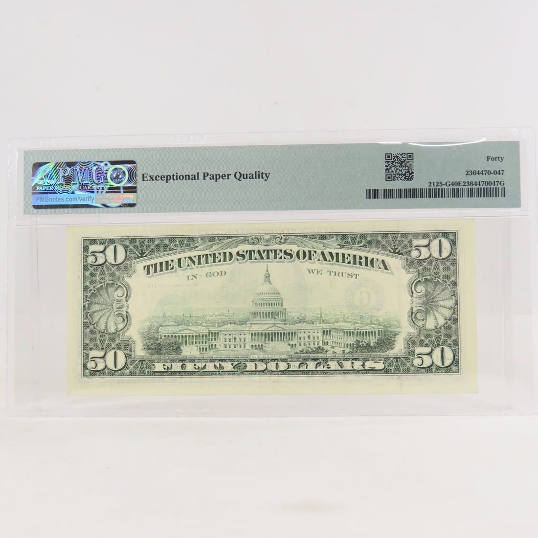 1993 $50 Fed Res Note Chicago PMG 40 EF - 4