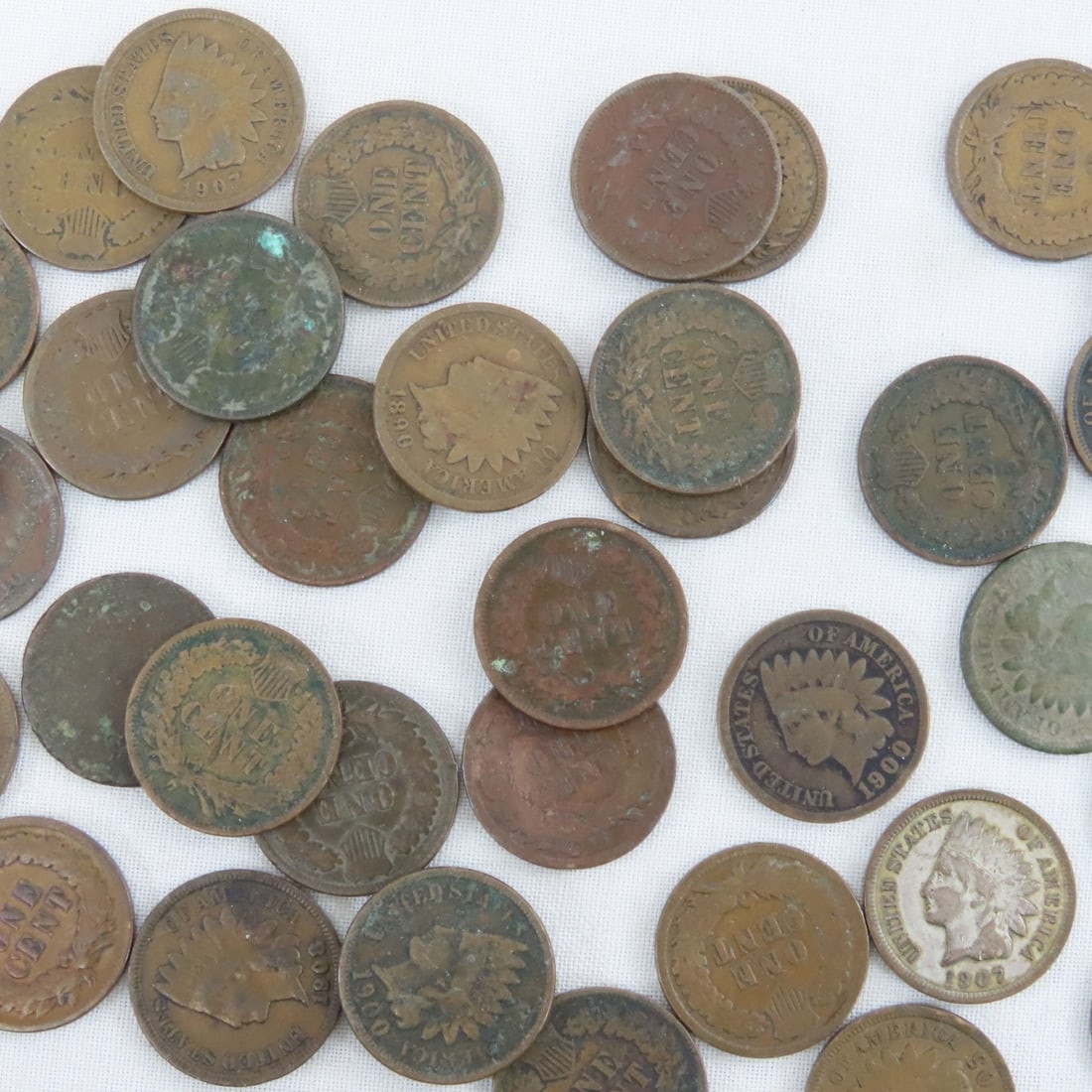 80+ Indian Head Cents 1863-1909 - 10