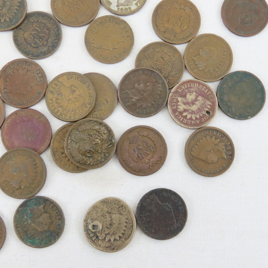 80+ Indian Head Cents 1863-1909 - 12