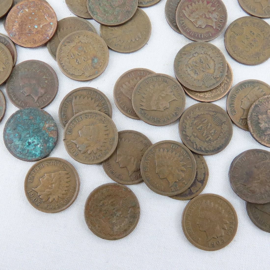 125+ Indian Head Cents 1863-1909 - 15