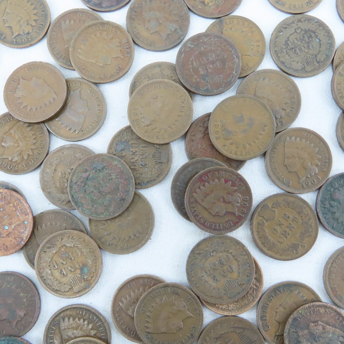 125+ Indian Head Cents 1863-1909 - 16