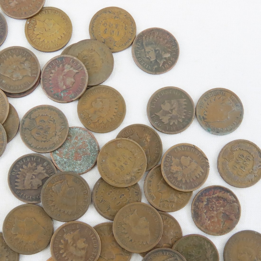 125+ Indian Head Cents 1859-1909 - 11