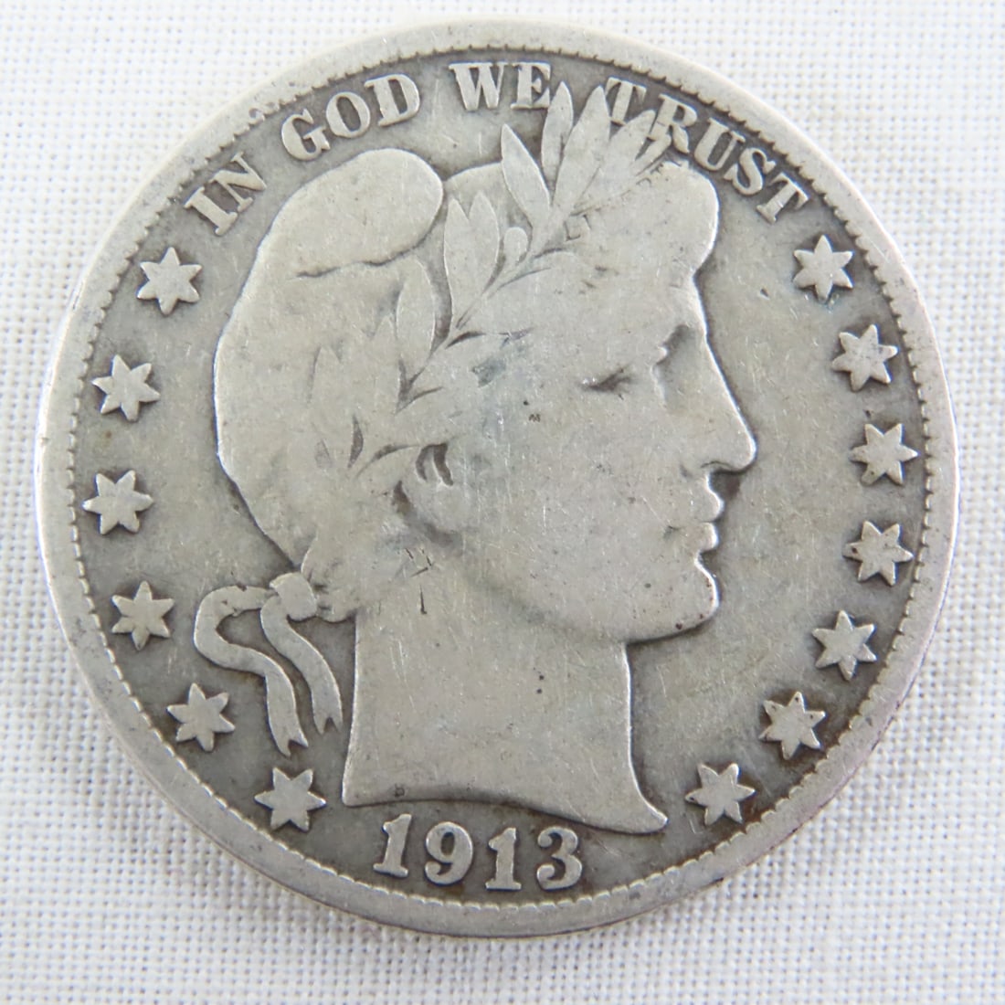 4 Barber Half Dollars 1900, 1907 O, 1908 O, 1913 S - 9