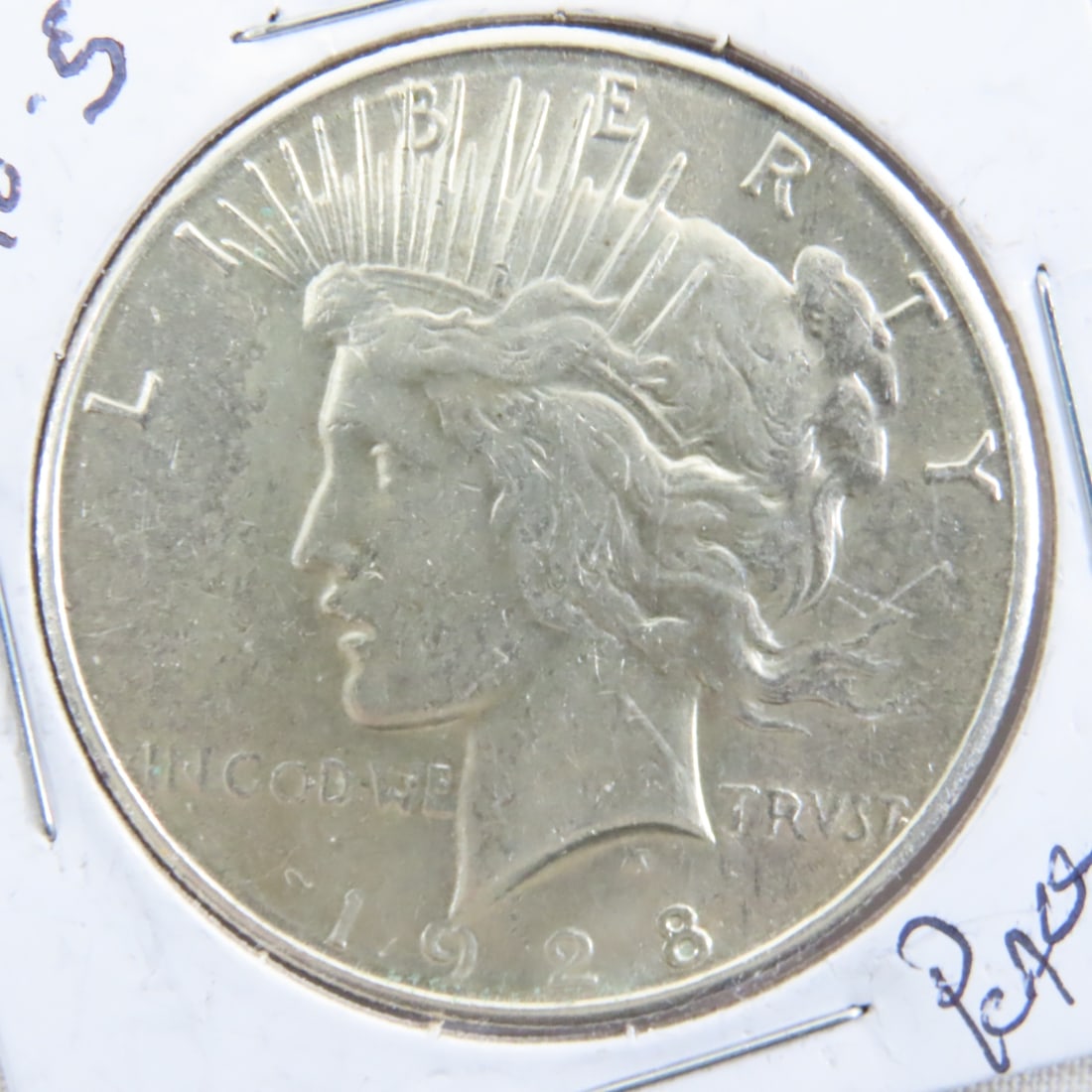 1928 S Peace Silver Dollar - 2