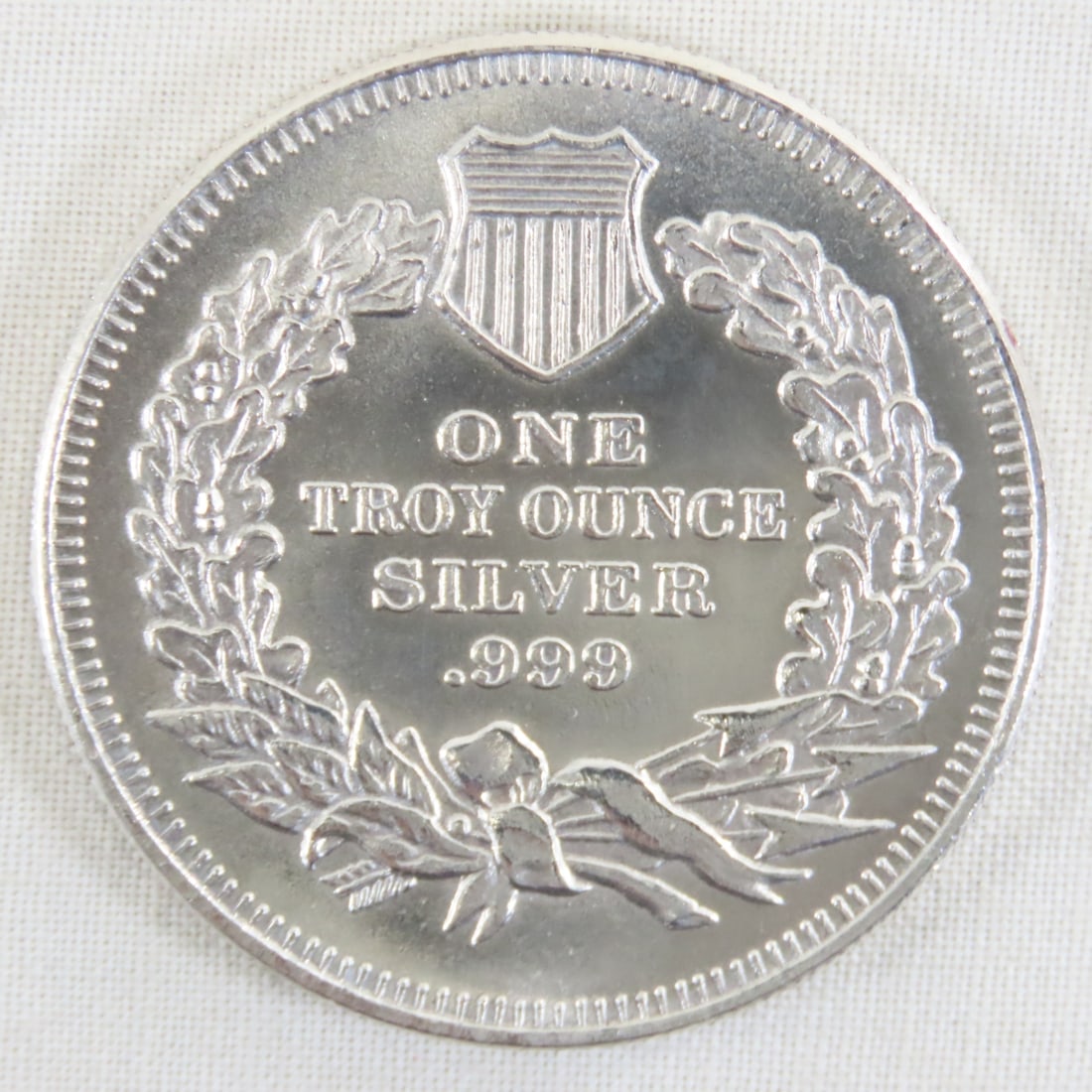 Seated Liberty Style 1ozt .999 Silver Round - 2