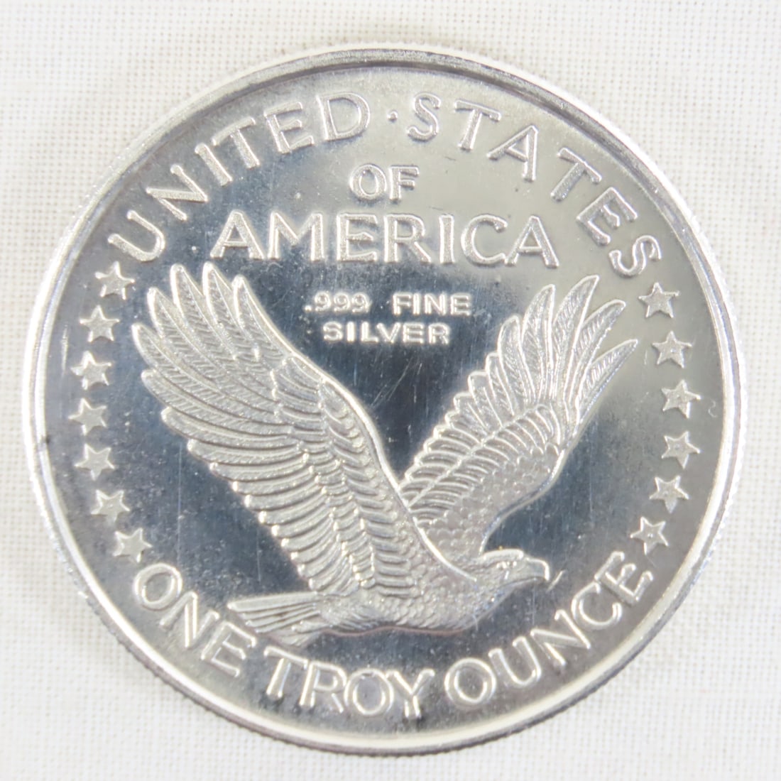 1986 Standing Liberty Style 1ozt .999 Silver Round - 2