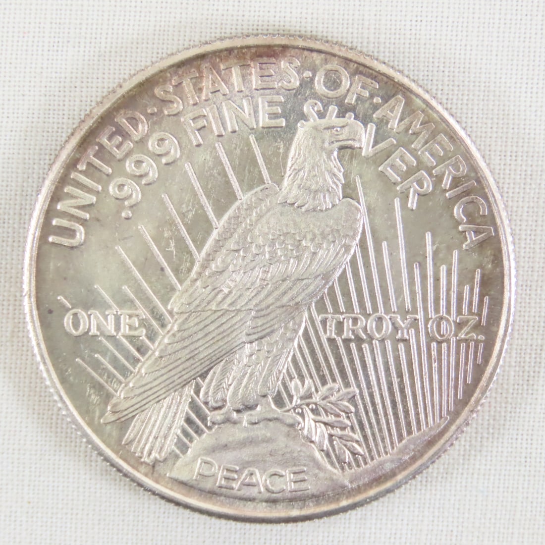 Peace Dollar Style 1ozt .999 Silver Round - 2