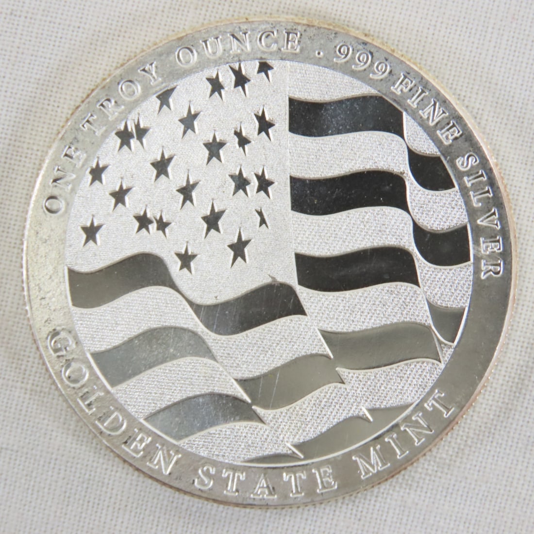 Golden State Mint 1ozt .999 Silver Round - 2