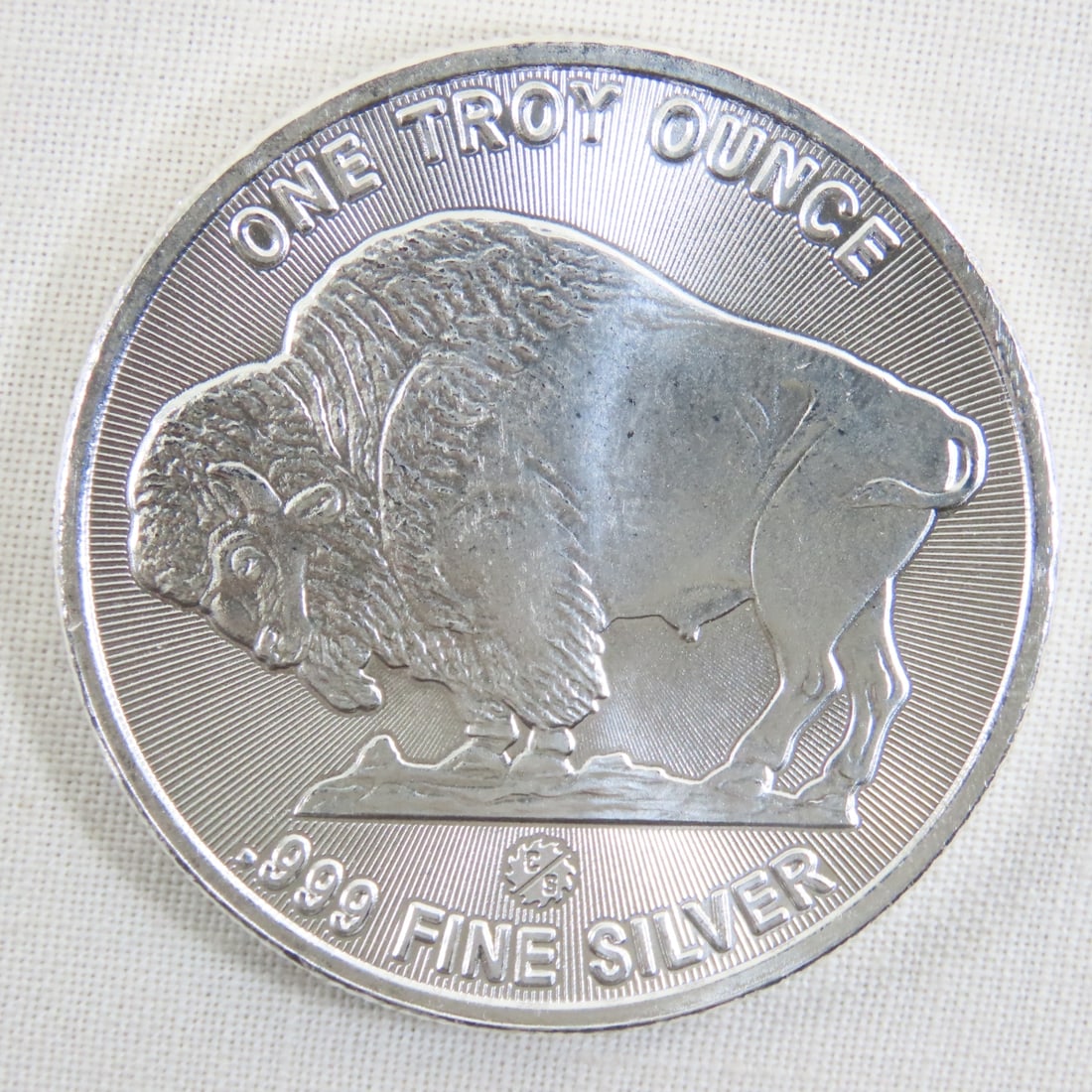 Roll of 20 Cut Saw Mint 1ozt Silver Buffalo Rounds - 12