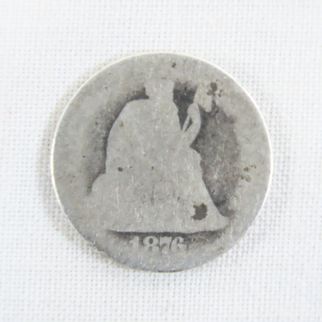 4 Seated Liberty Dimes 1853, 1861, 1872, 1876 - 7
