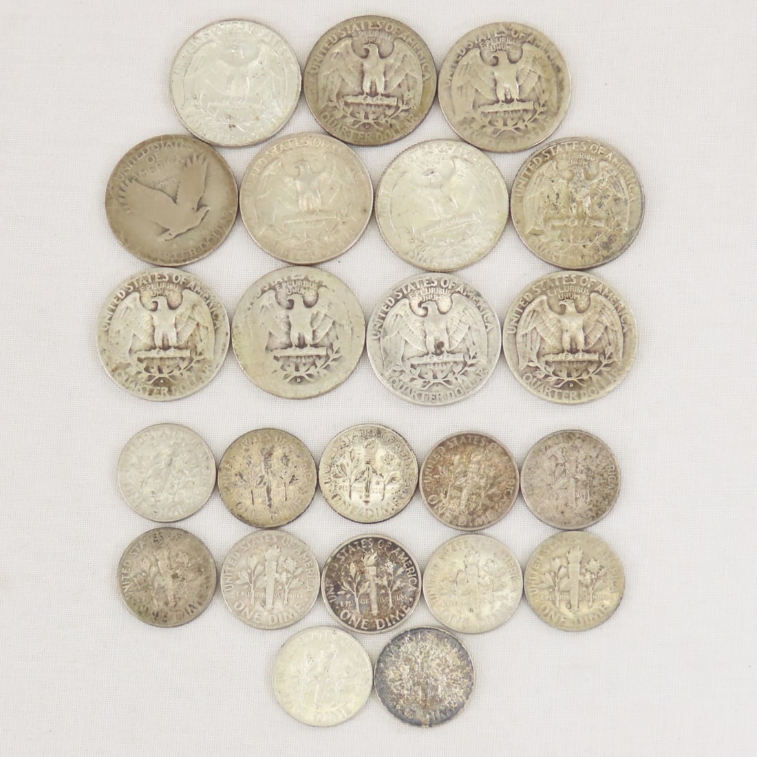$3.95 Face Value 90% Silver US Coins - 6