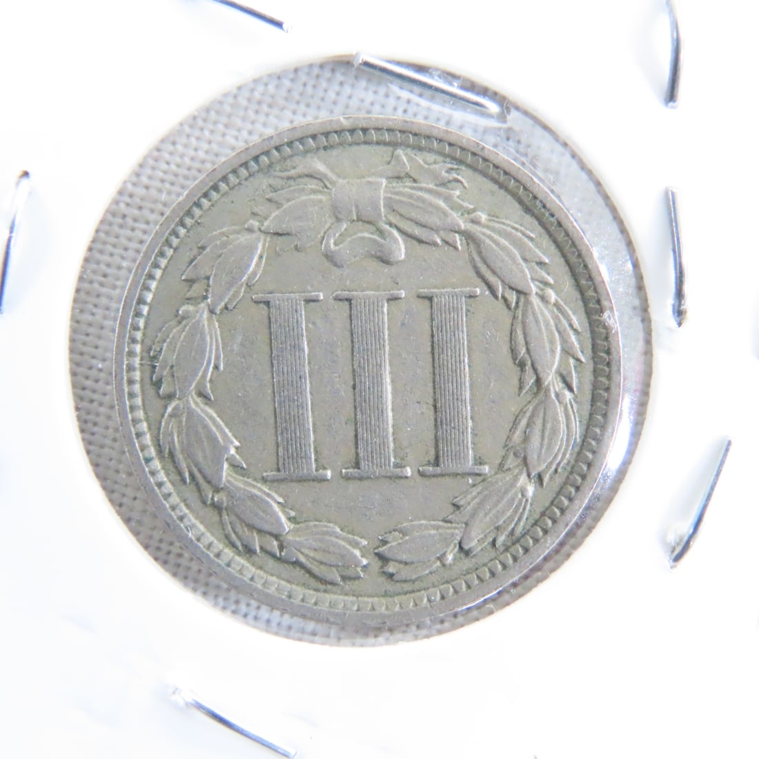 1881 3 Cent Nickel & 1831 Coronet Head Large Cent - 7