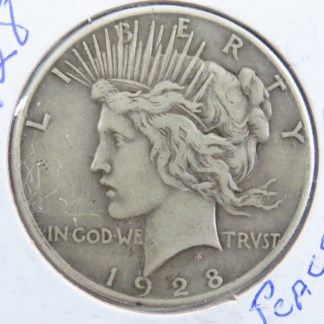1928 Peace Silver Dollar Key Date - 2