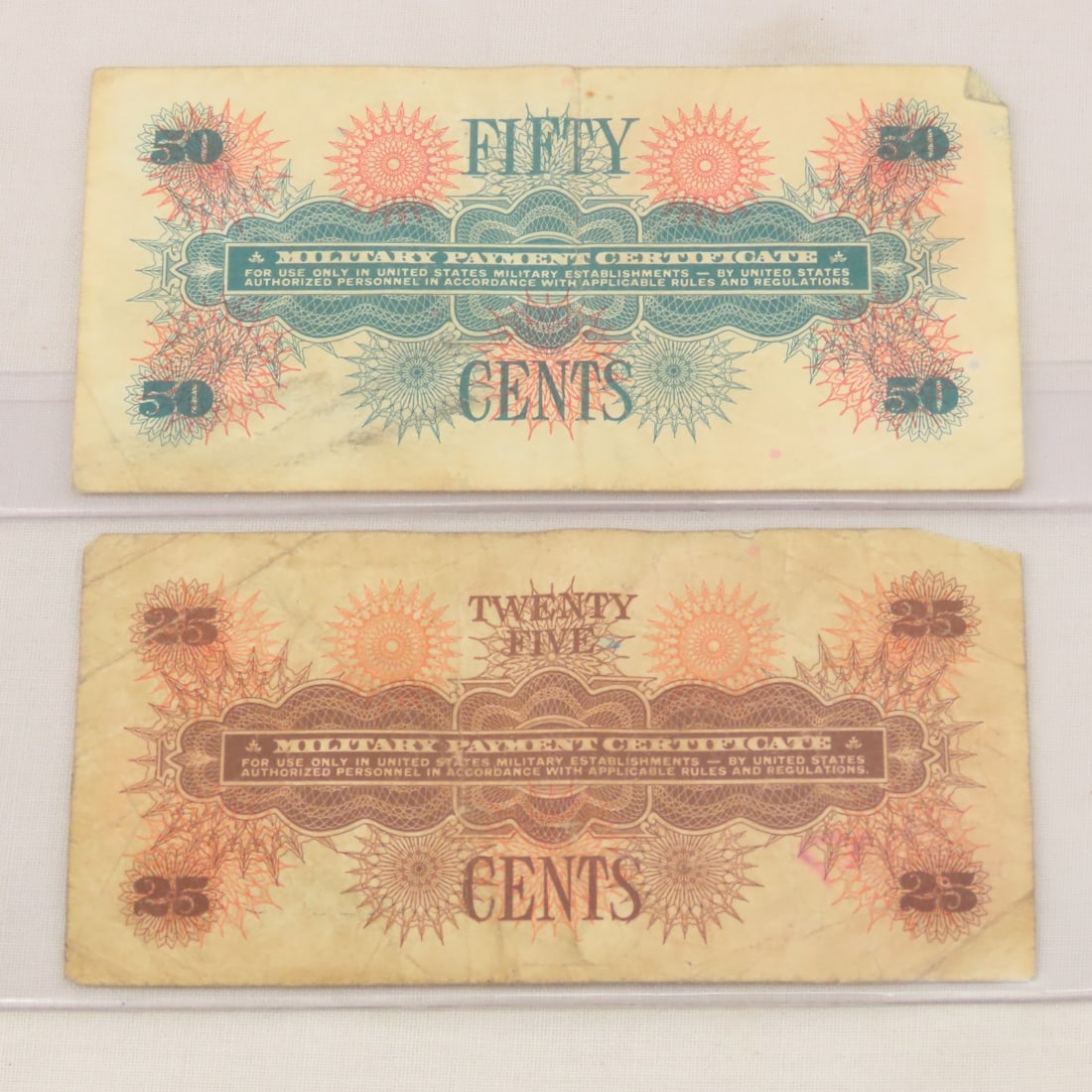 WWII Military Payment Certificates & more - 5