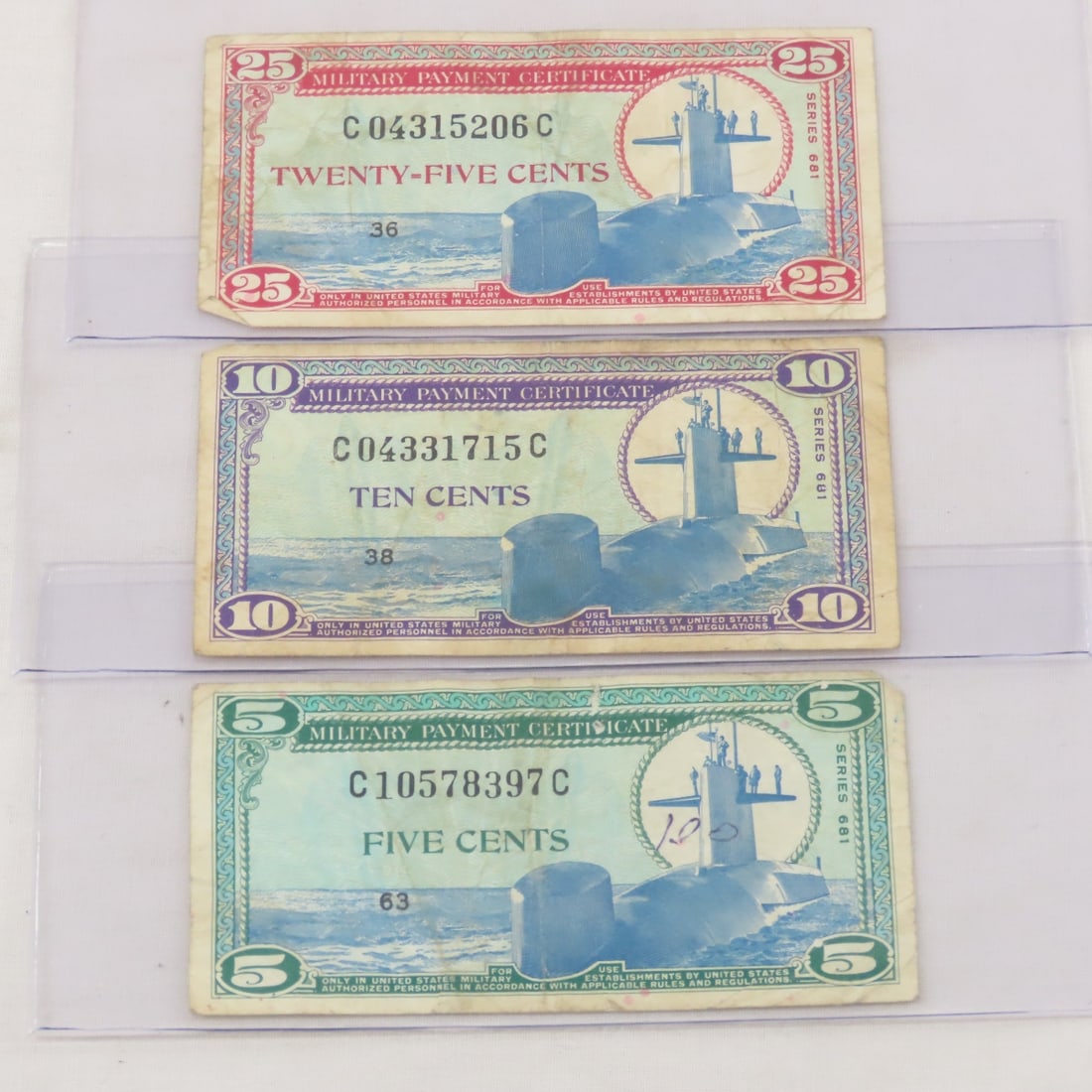 WWII Military Payment Certificates & more - 8