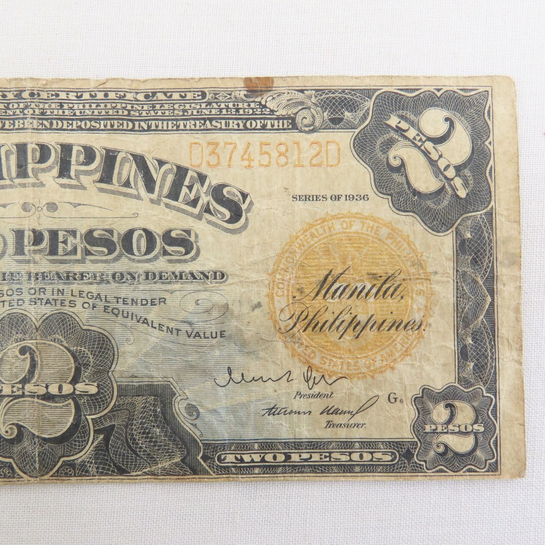 WWII Philippines Victory Notes, Short Snorter - 4