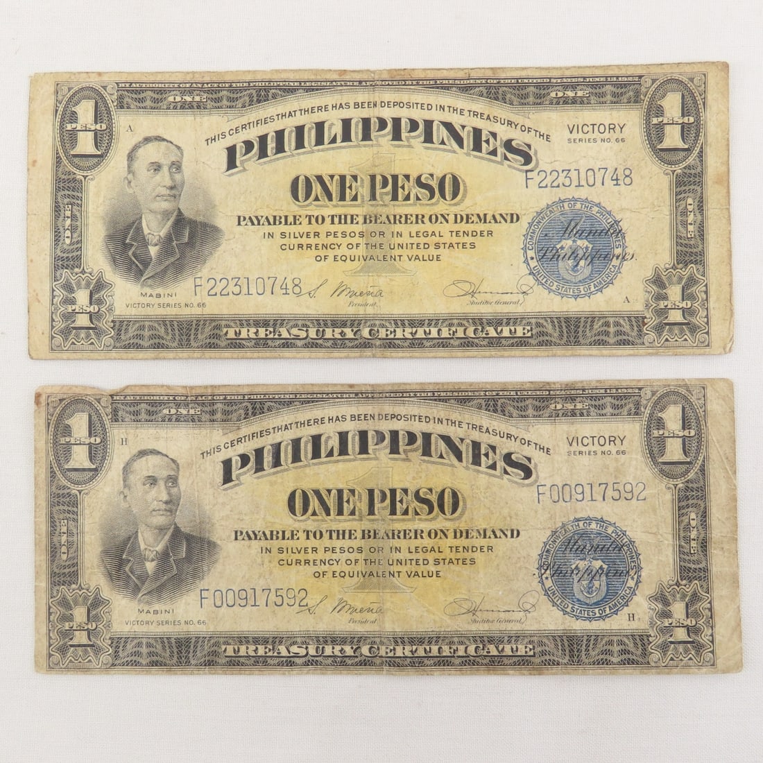 WWII Philippines Victory Notes, Short Snorter - 8