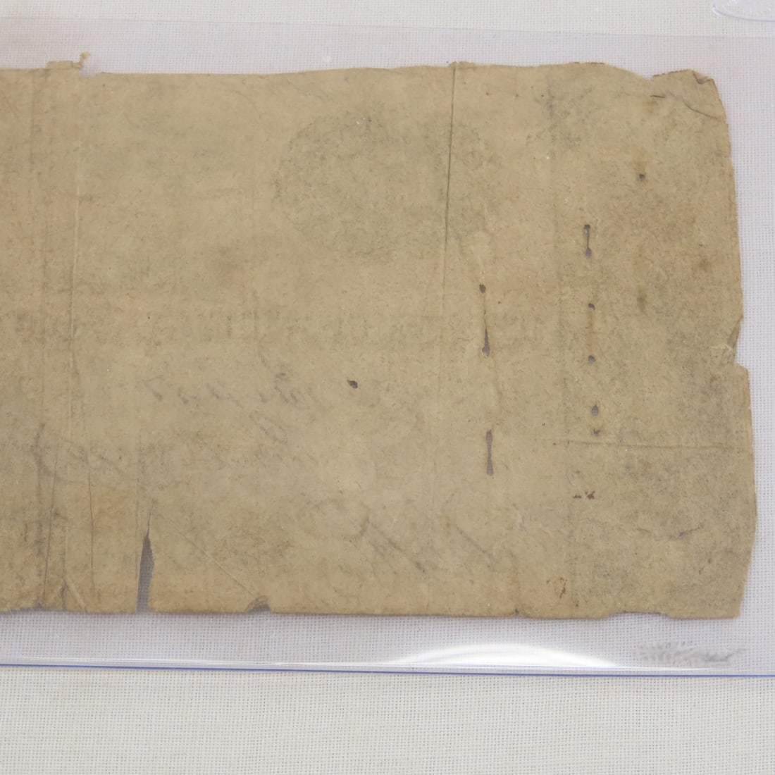 4 1800's US Notes in rough condition - 7