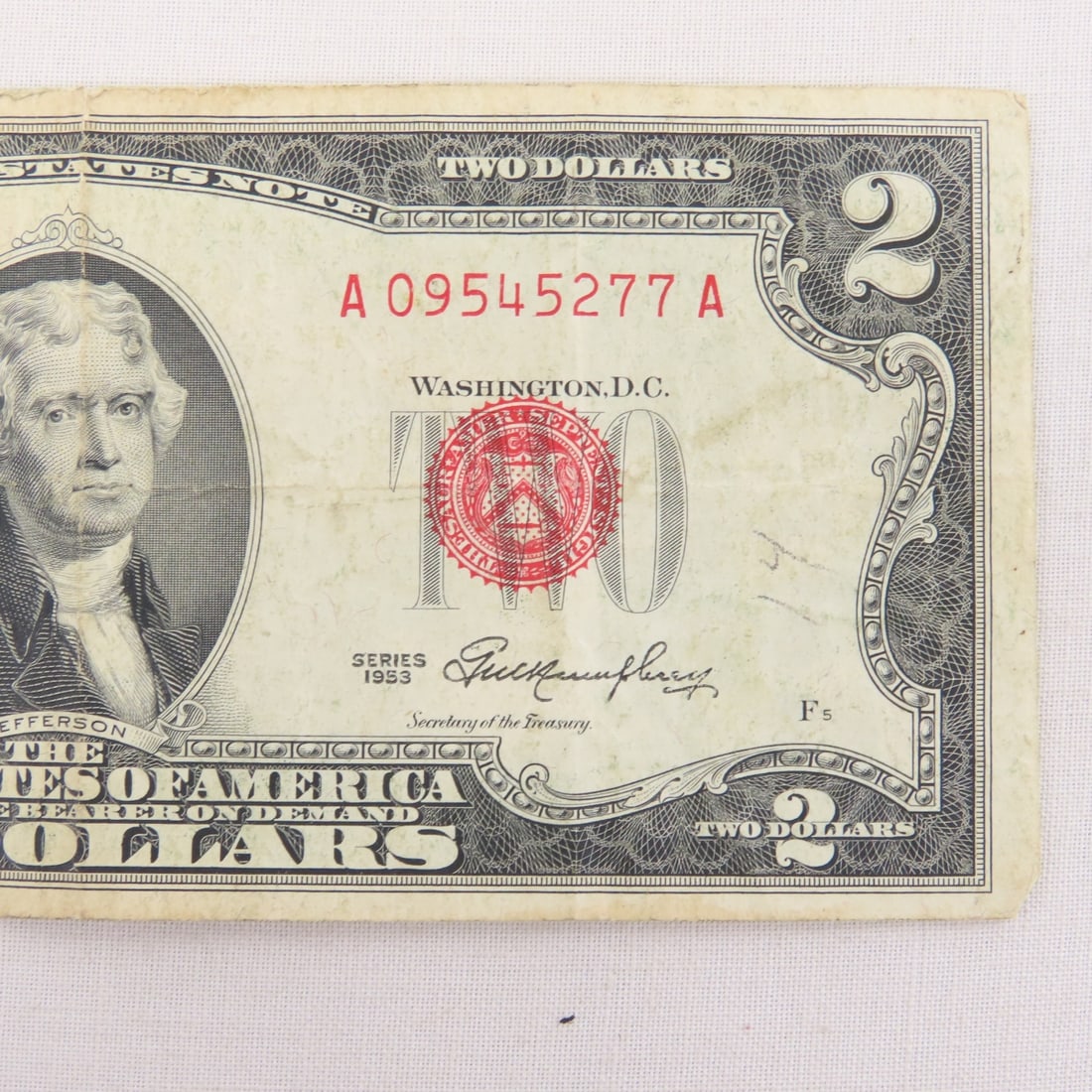 1928 & 1953 $2 Notes, & 6 $1 Silver Certificates - 10