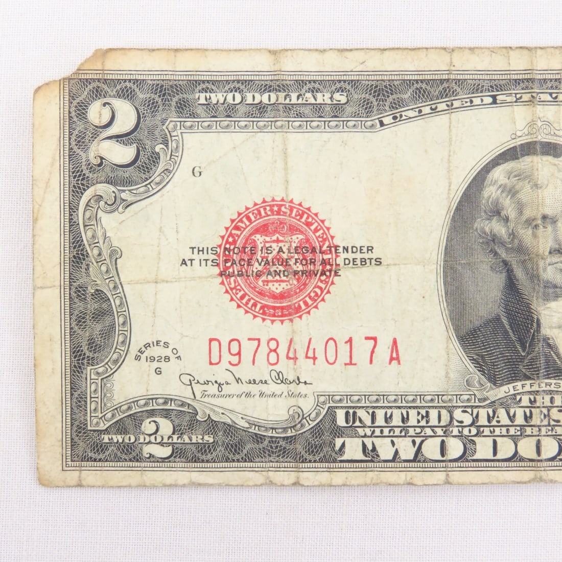 1928 & 1953 $2 Notes, & 6 $1 Silver Certificates - 3