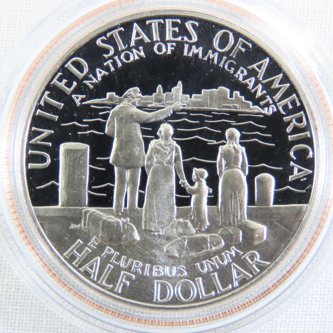 1986 Liberty Proof Silver Dollar & Half Dollar - 8