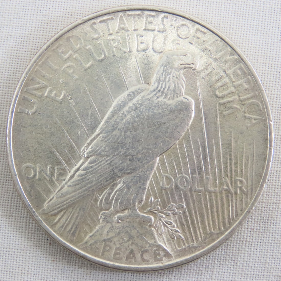 3 1922 Peace Silver Dollars, 2 P & 1 S mint - 7