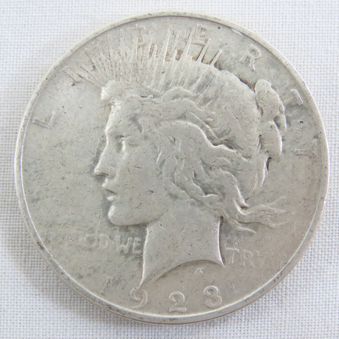 2 1923 Peace Silver Dollars - 2