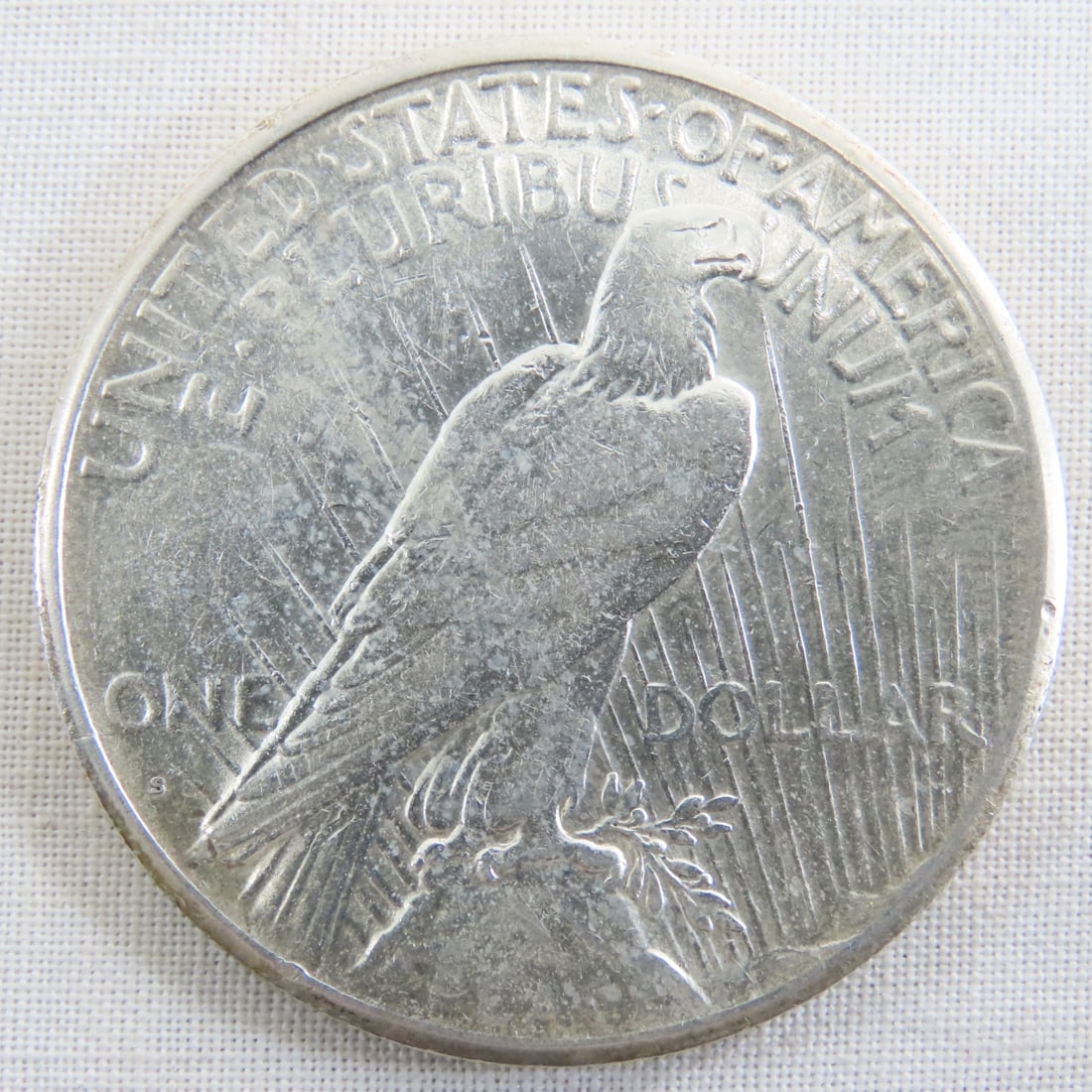 1925 S & 1926 S Peace Silver Dollars - 3