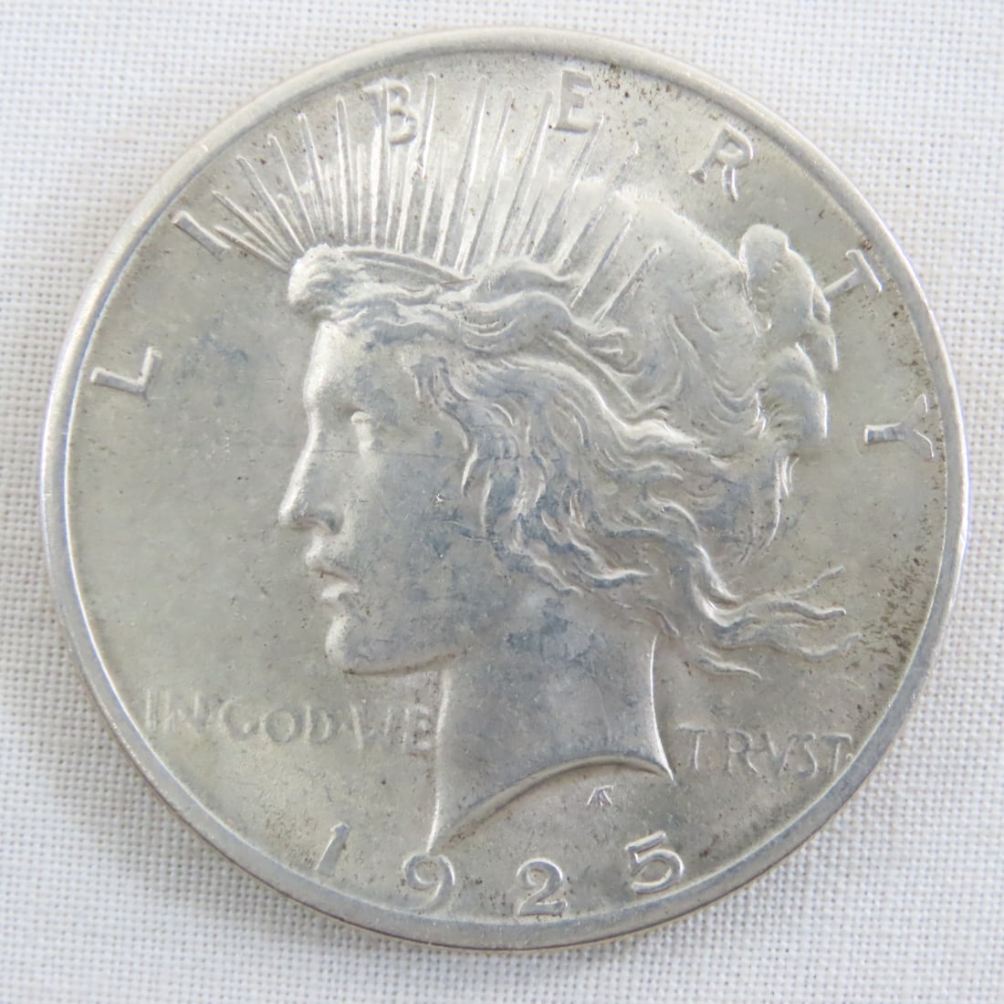 2 1925 Peace Silver Dollars - 2