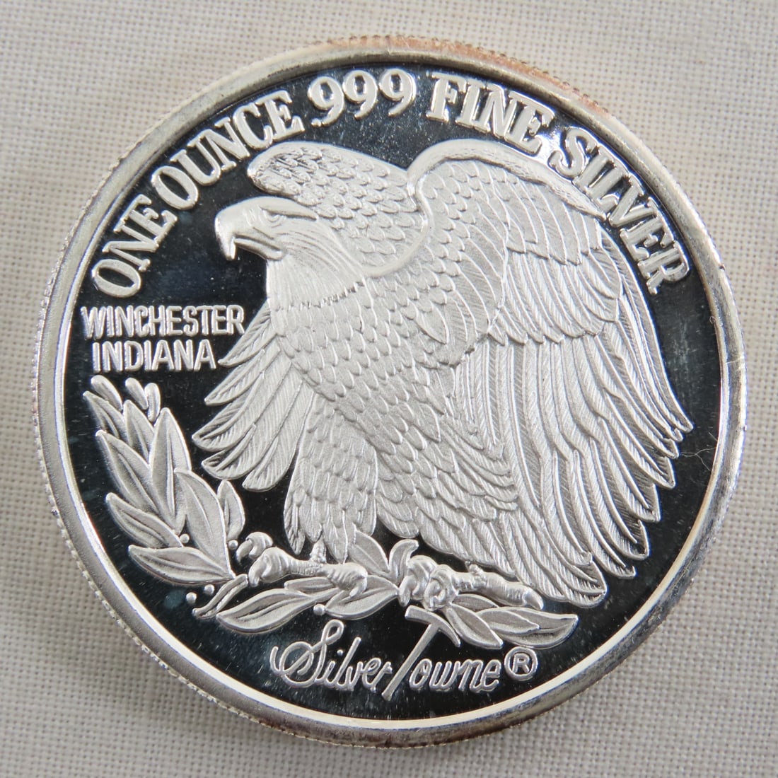 Silver Towne St Gaudens Style 1ozt Silver Round - 2