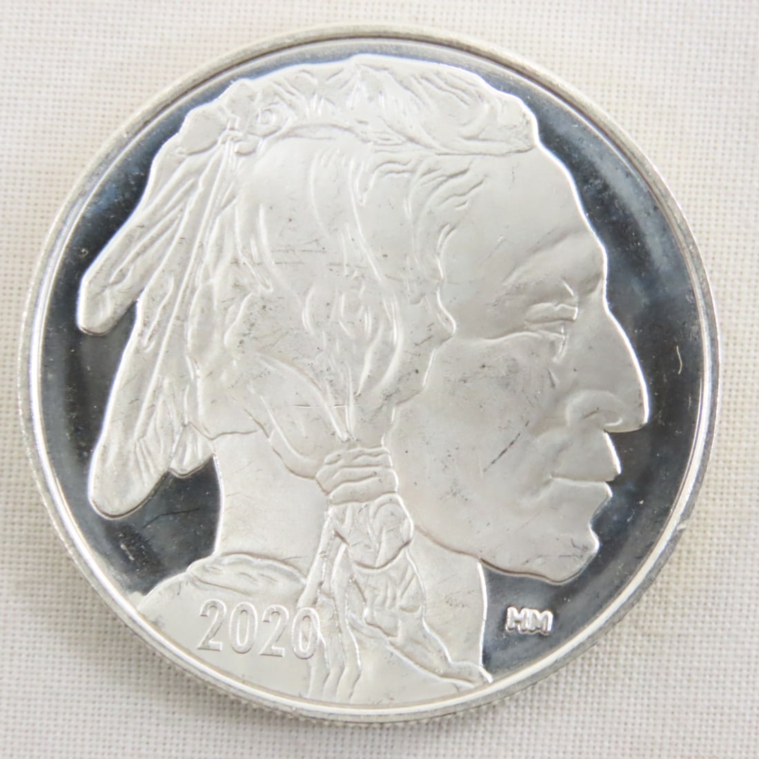 2 2020 Highland Mint 1 ozt Silver Buffalo Rounds - 2