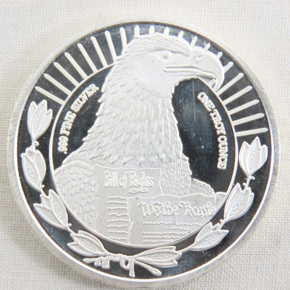 6 Silver Towne 2nd Amendment 1 ozt Silver Rounds - 4
