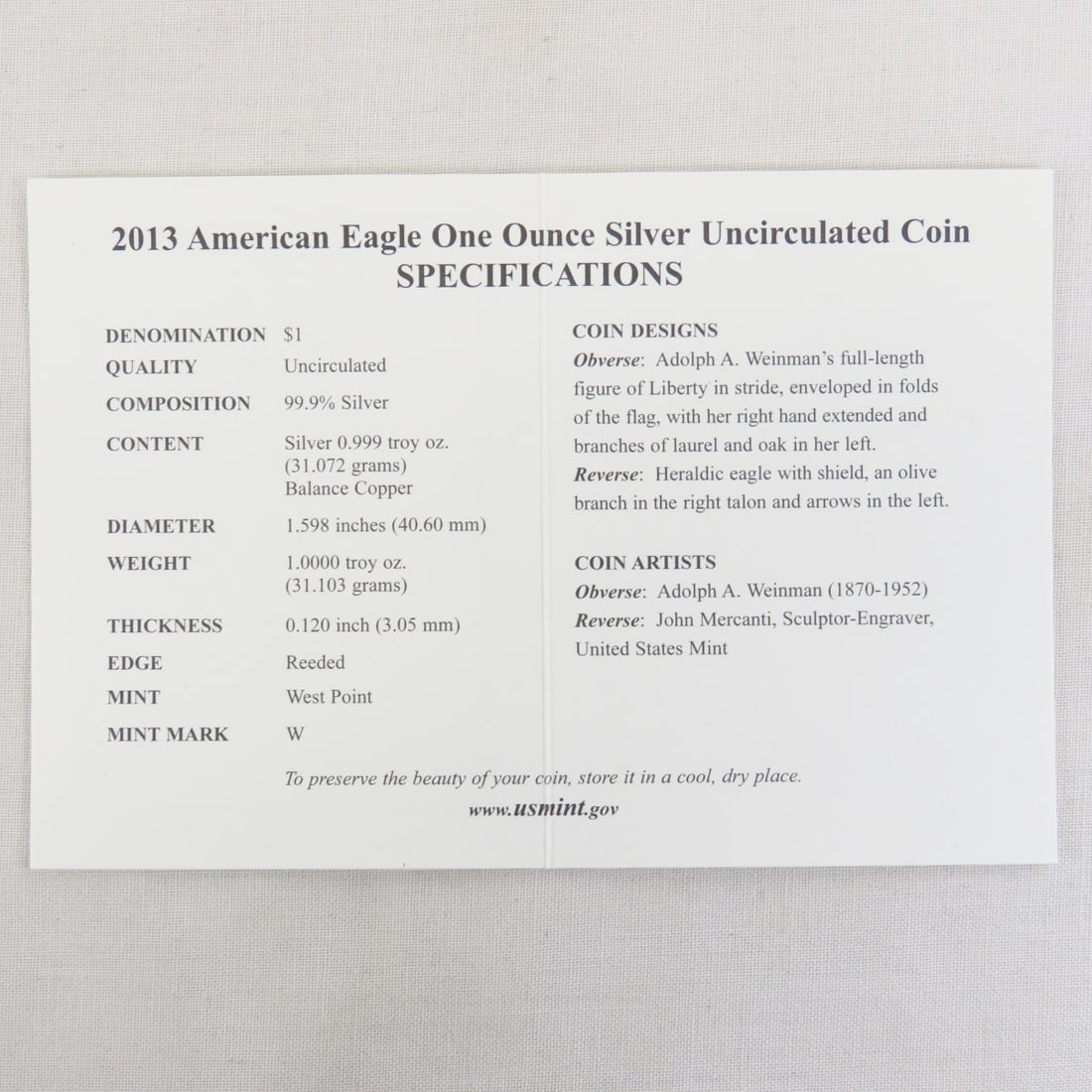 2013 American Silver Eagle UNC - 4