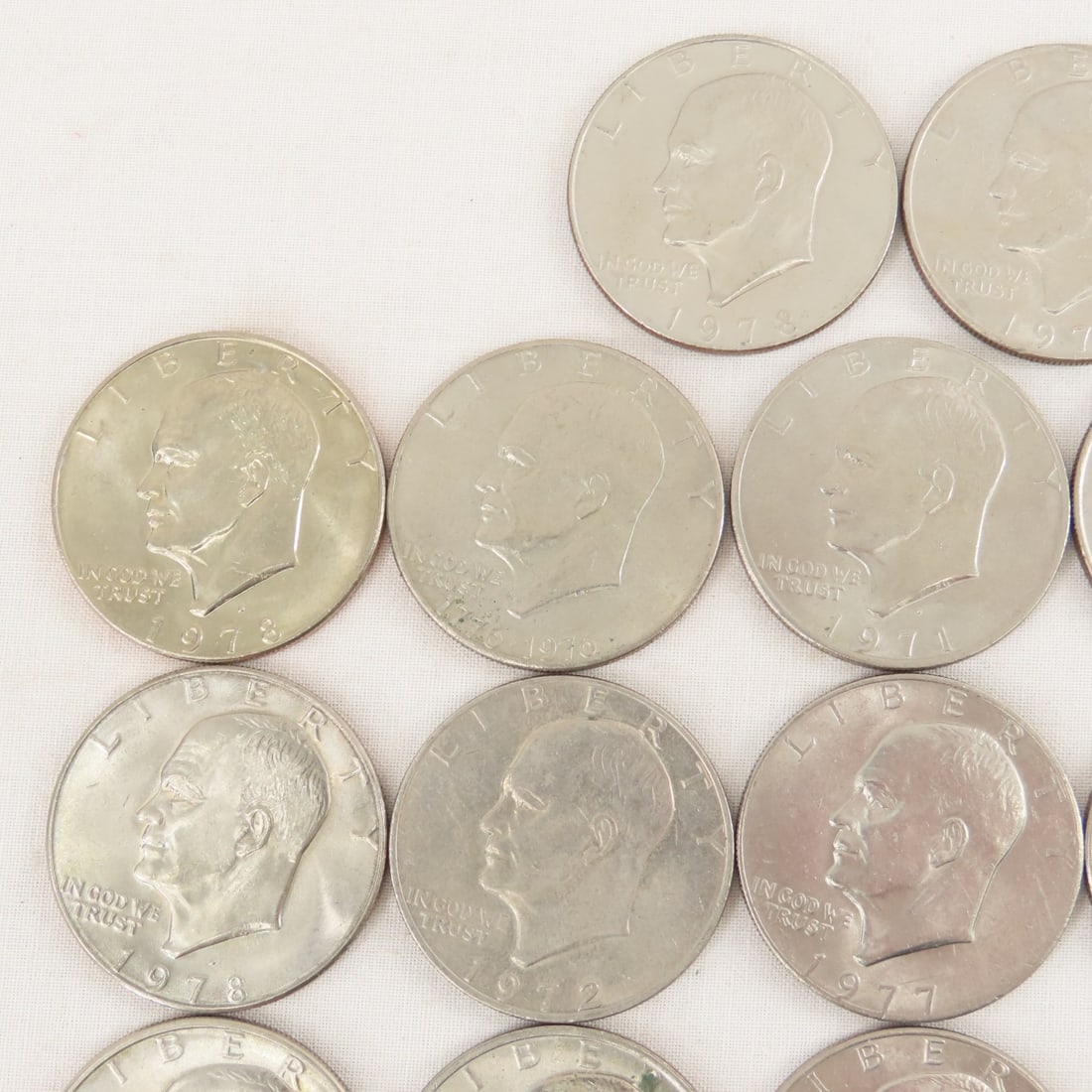 40 Mixed Date Eisenhower Dollars - 2
