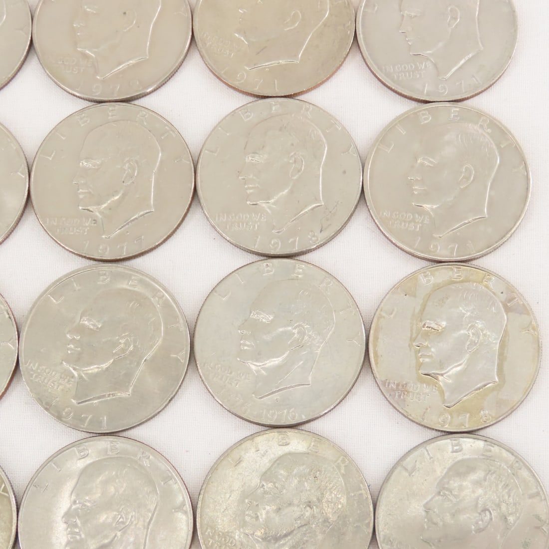 40 Mixed Date Eisenhower Dollars - 5