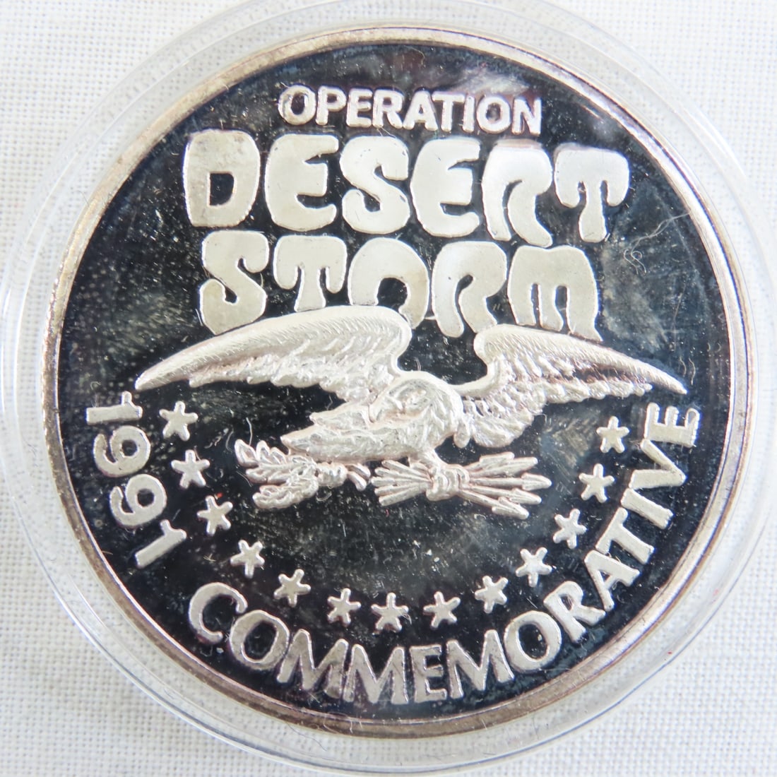 1991 Operation Desert Storm 1ozt Silver UNC - 3
