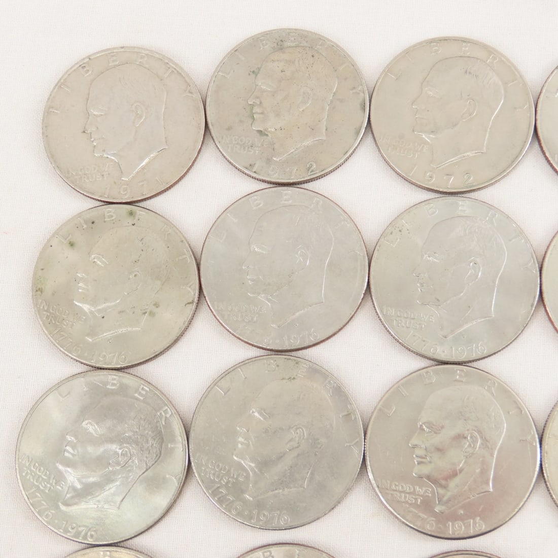 40 Mixed Date Eisenhower Dollars - 2