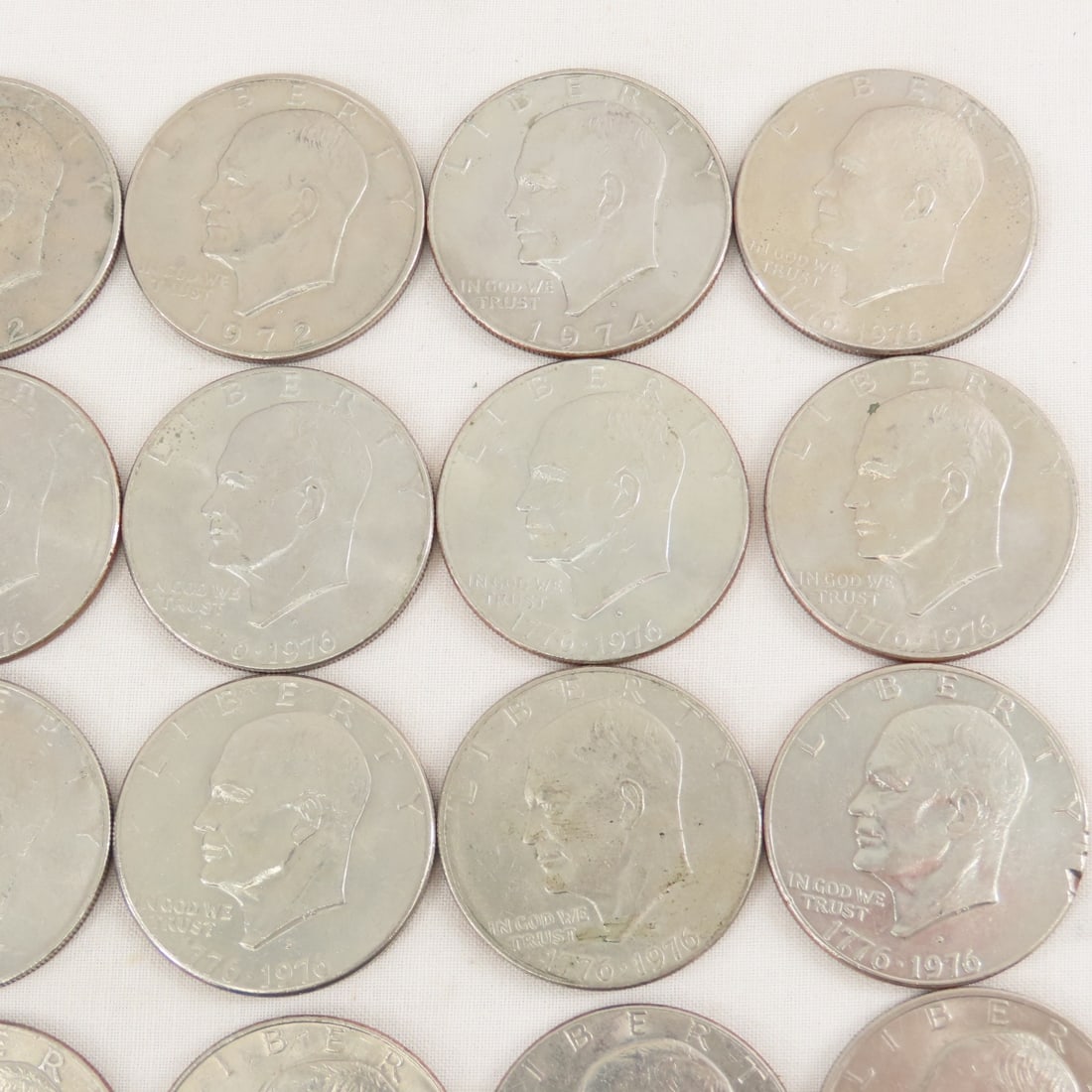 40 Mixed Date Eisenhower Dollars - 3