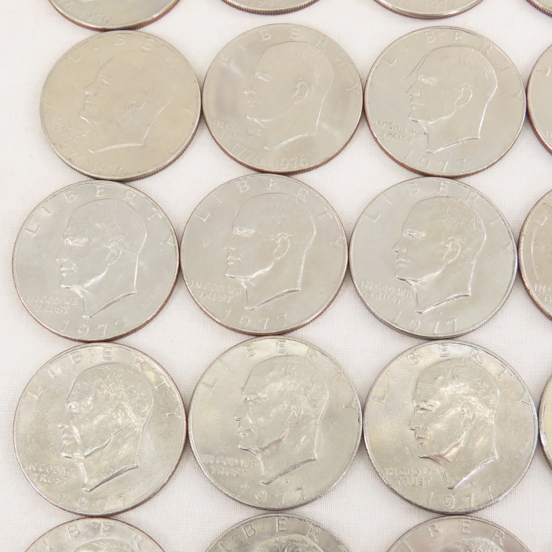 40 Mixed Date Eisenhower Dollars - 4