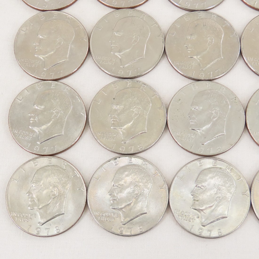 40 Mixed Date Eisenhower Dollars - 6