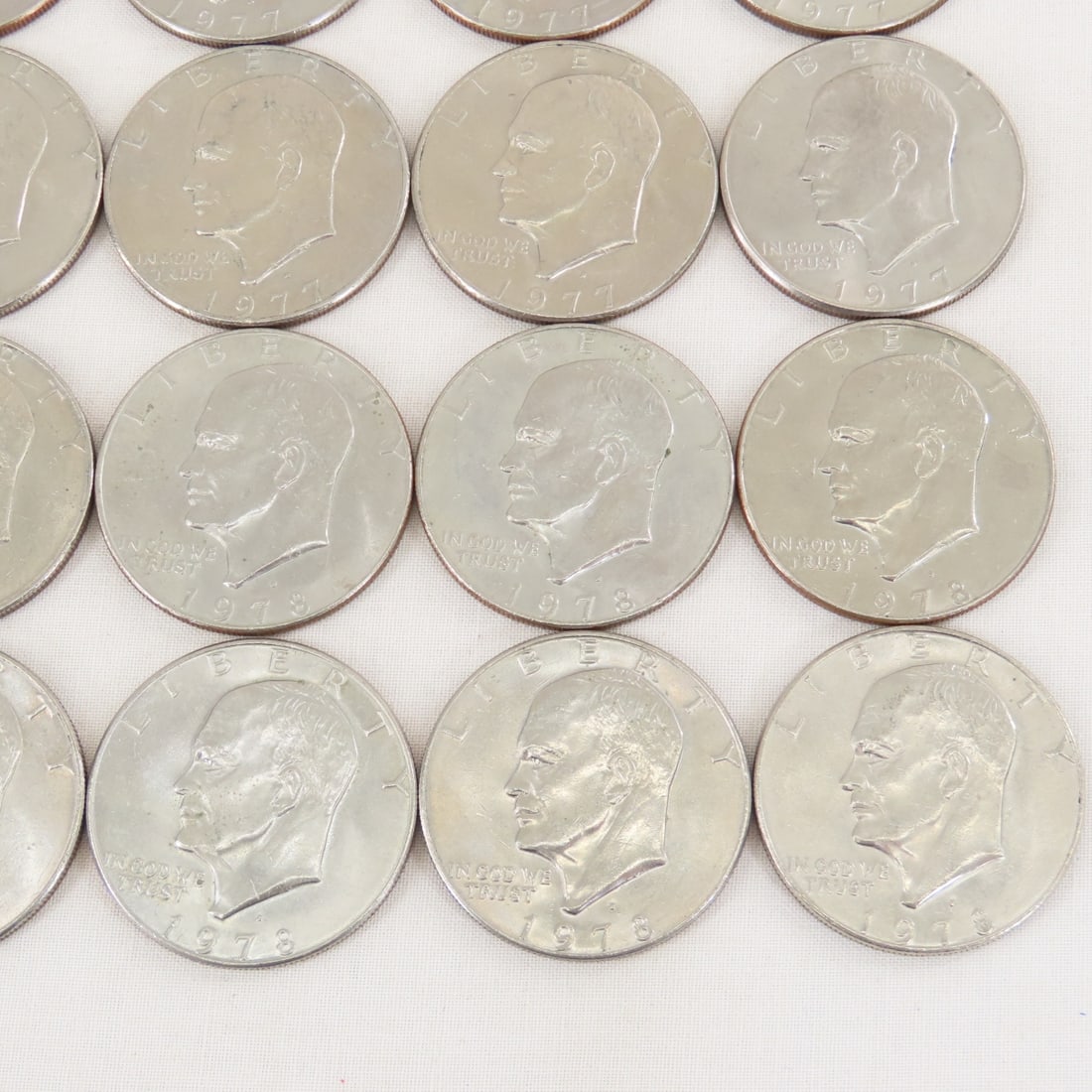 40 Mixed Date Eisenhower Dollars - 7