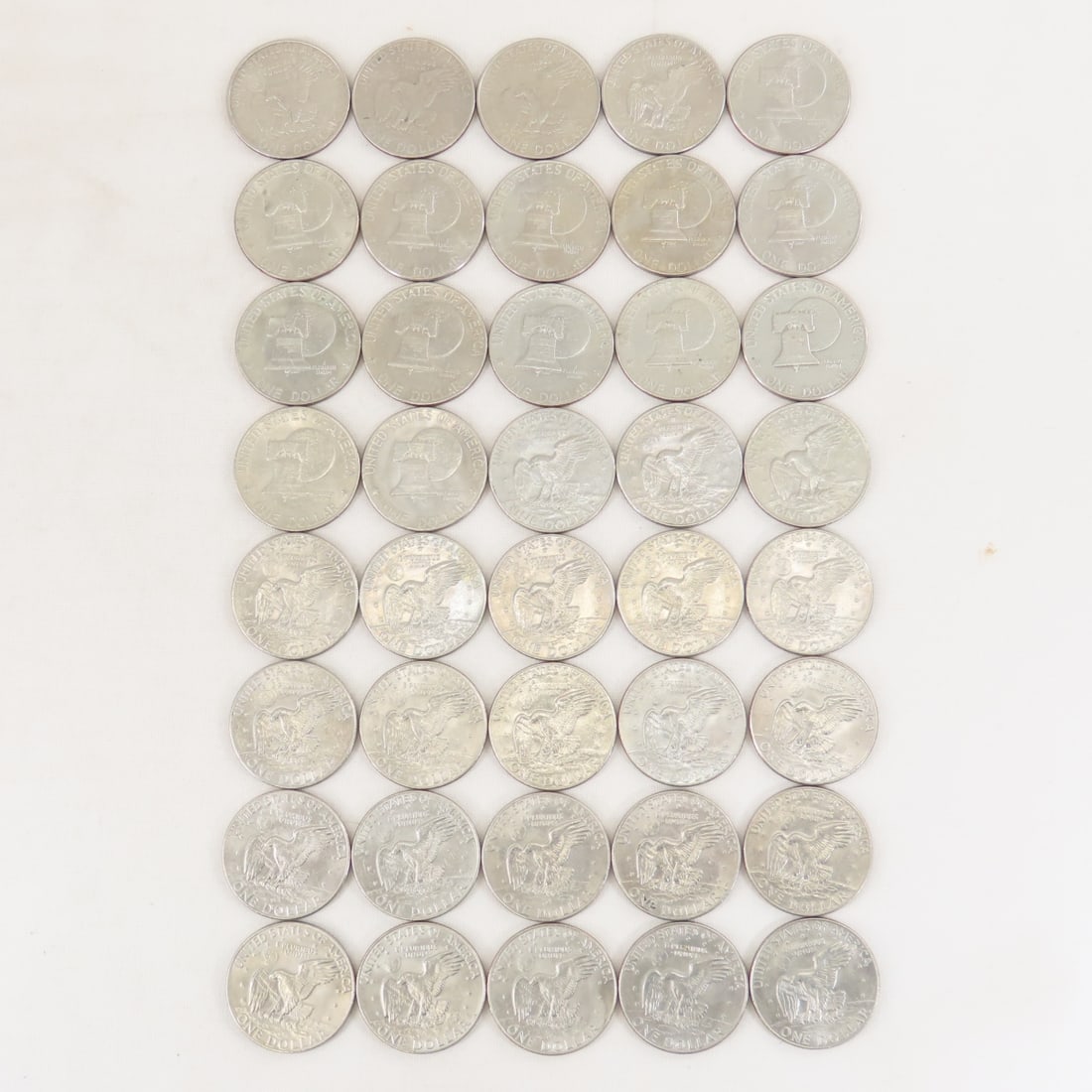 40 Mixed Date Eisenhower Dollars - 8